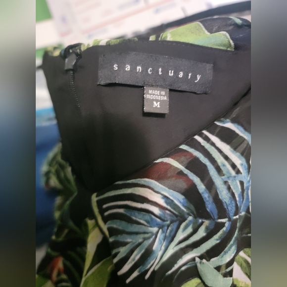 Sanctuary Leafy Green Mini Dress - Picture 6 of 7